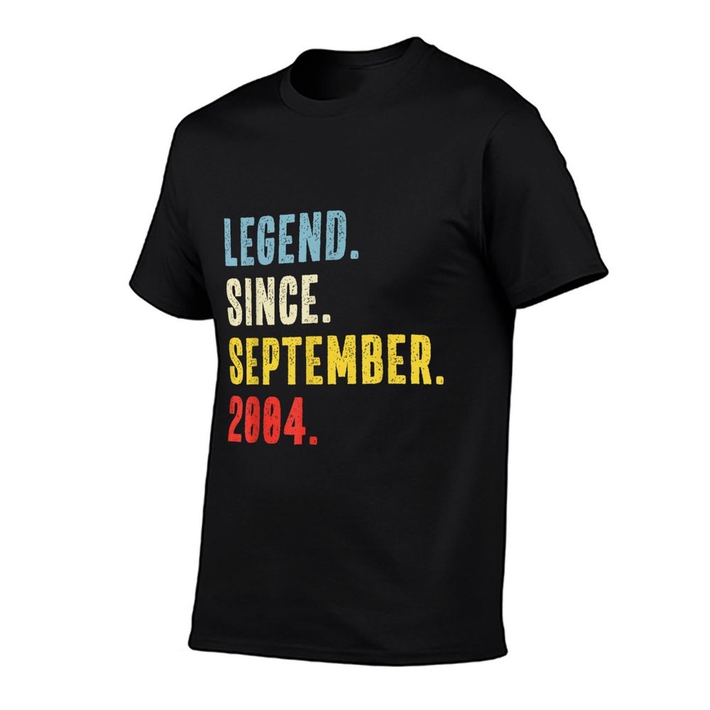 21 Year Old Legend Since September 2004 Retro 21st Birthday Graphic-printed T-Shirt