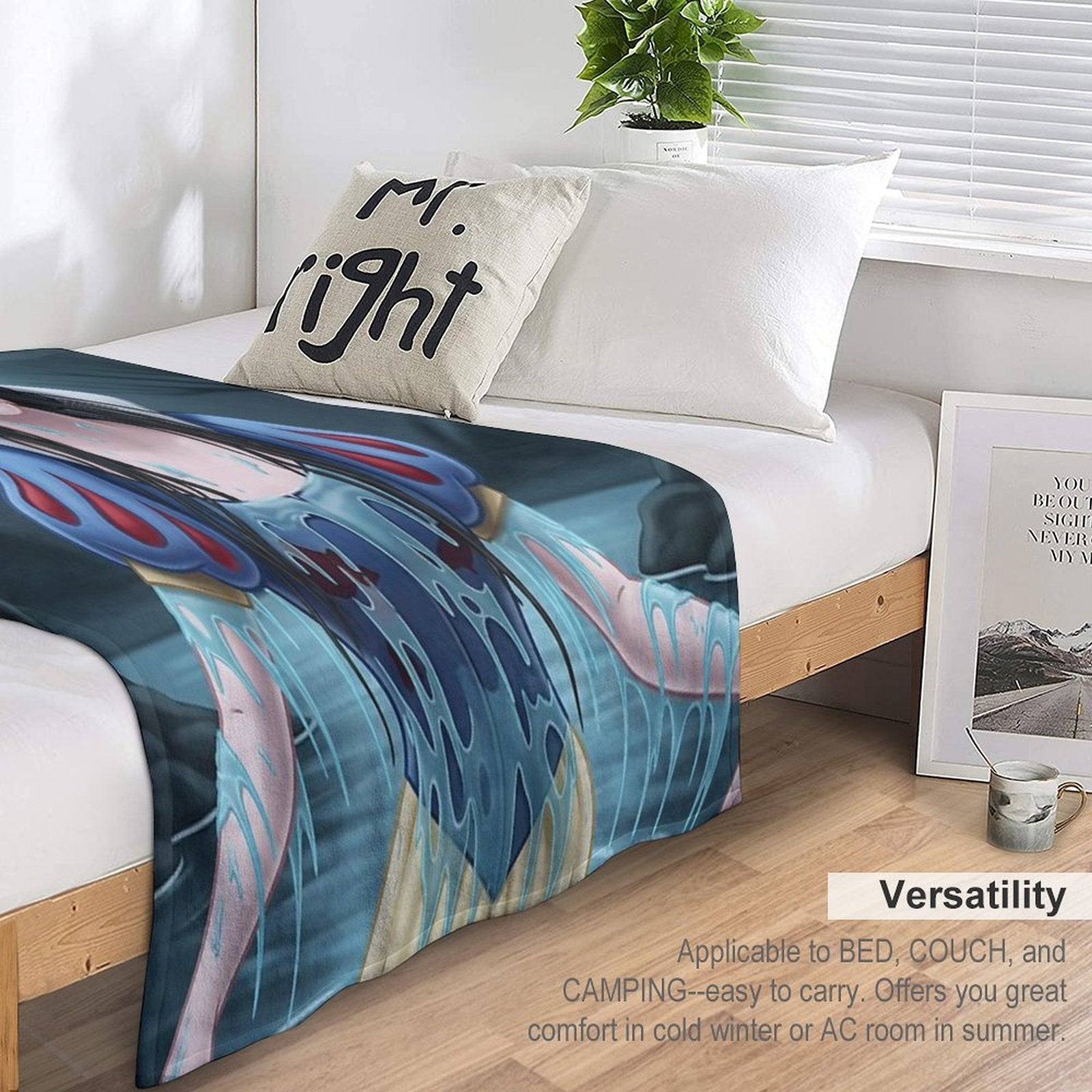 The Weeping Woman of The White Woods Travel-friendly Throw Blanket