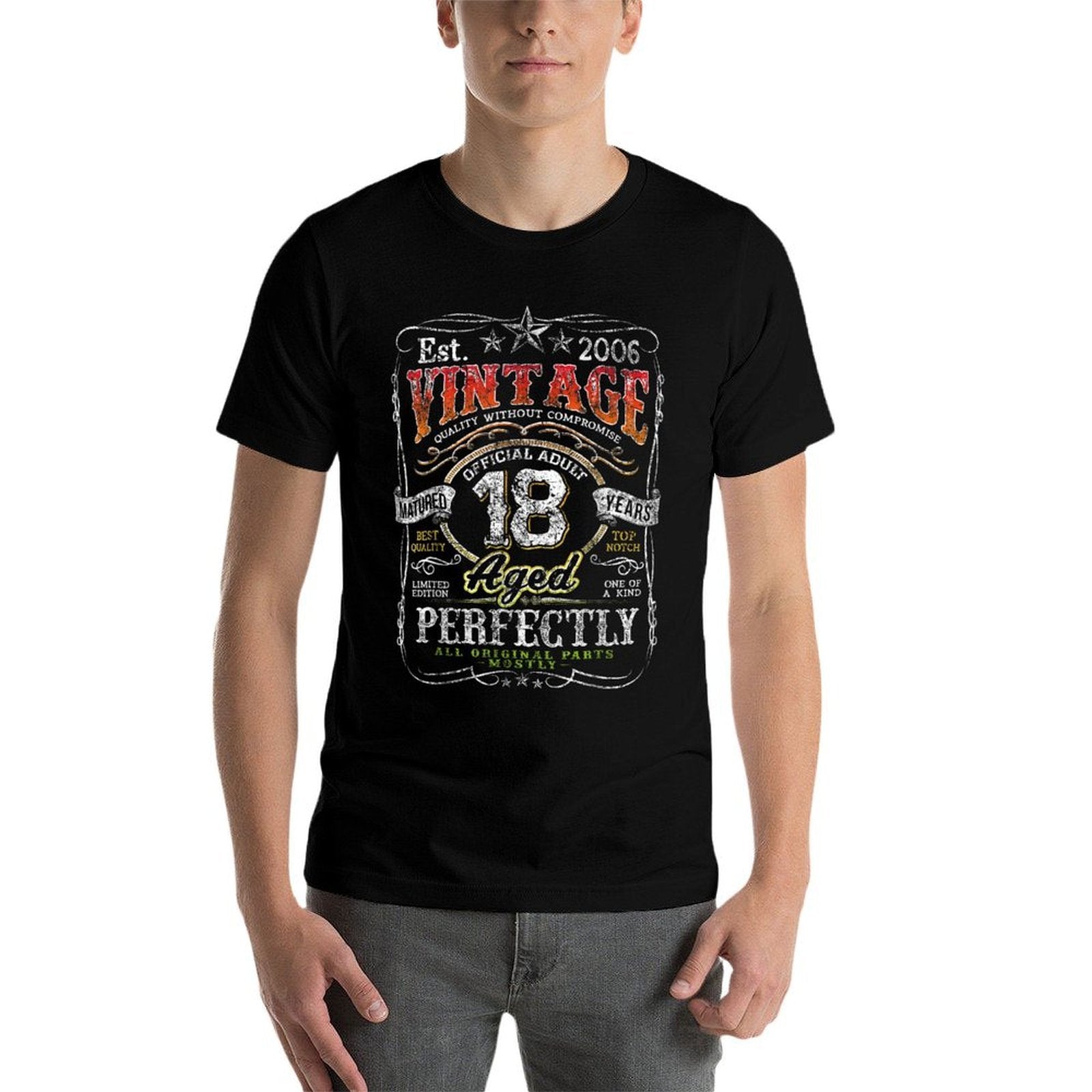 Vintage 2006 Limited Edition 18 Year Old Gifts 18th Birthday  Affordable Price T-Shirt