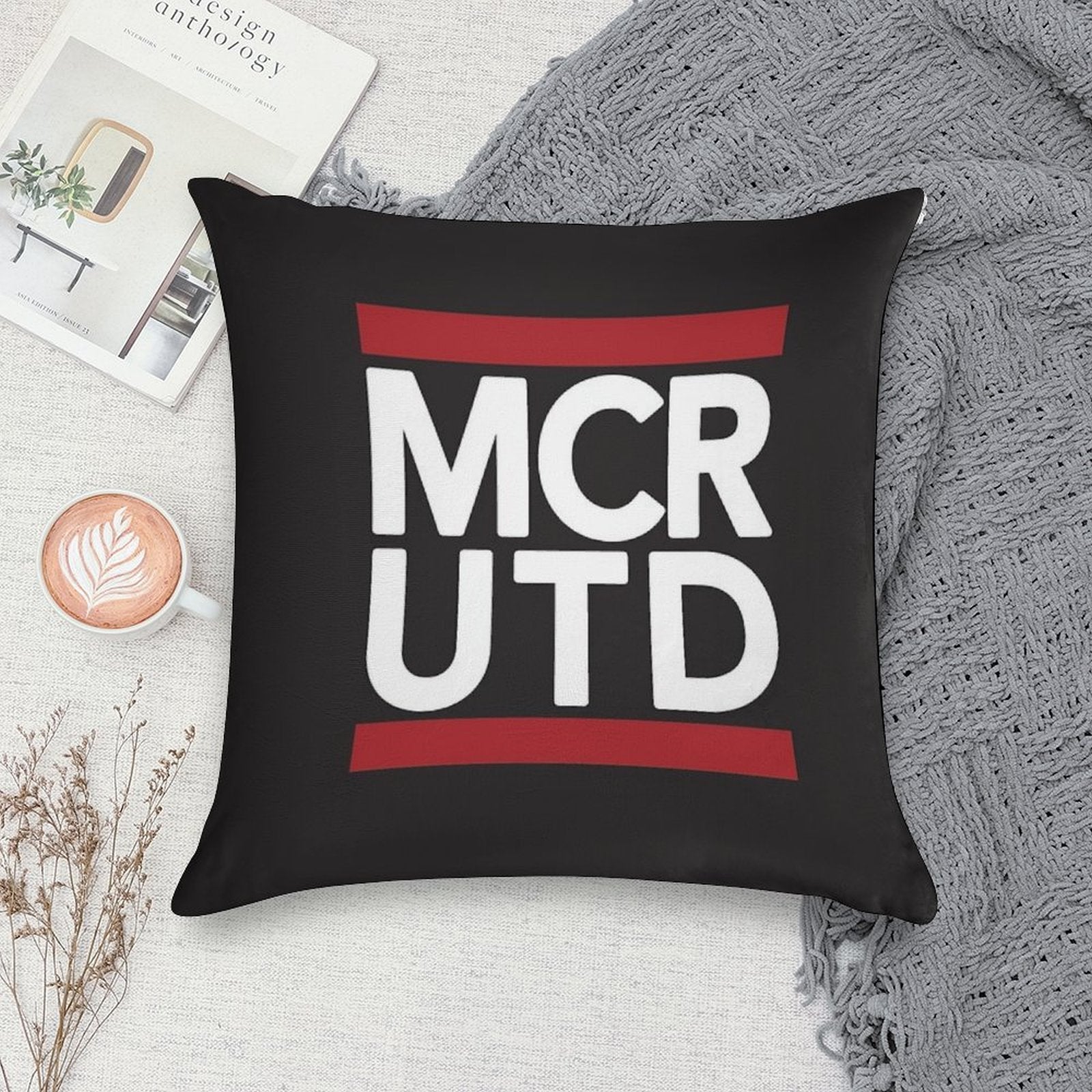 MCR UTD Soft Bedroom Essential Throw Pillow