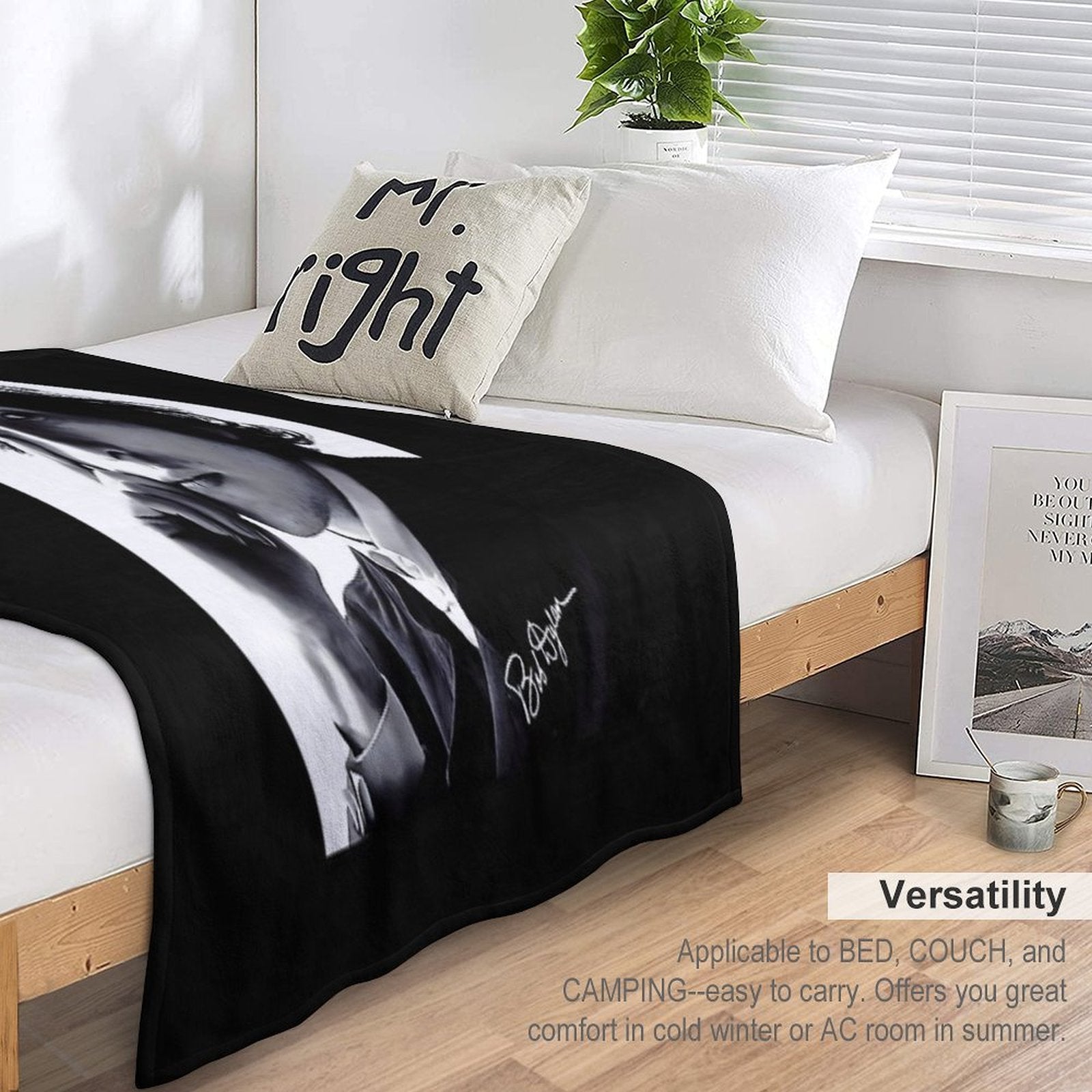 Bob Dylan Quick-dry Throw Blanket