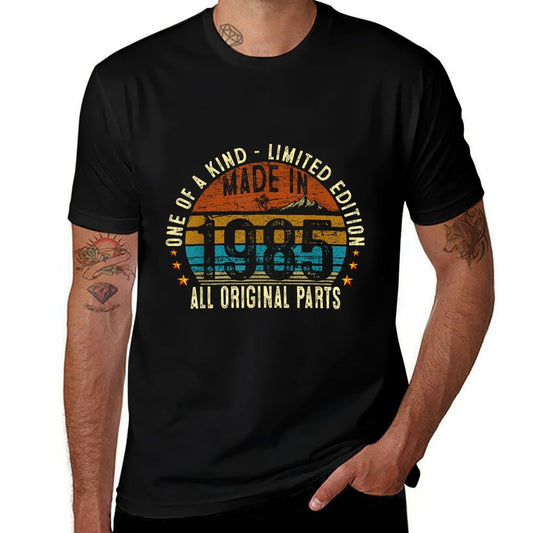 40th Birthday Gifts Men Women Vintage 1985 Original Parts  Graphic-printed T-Shirt