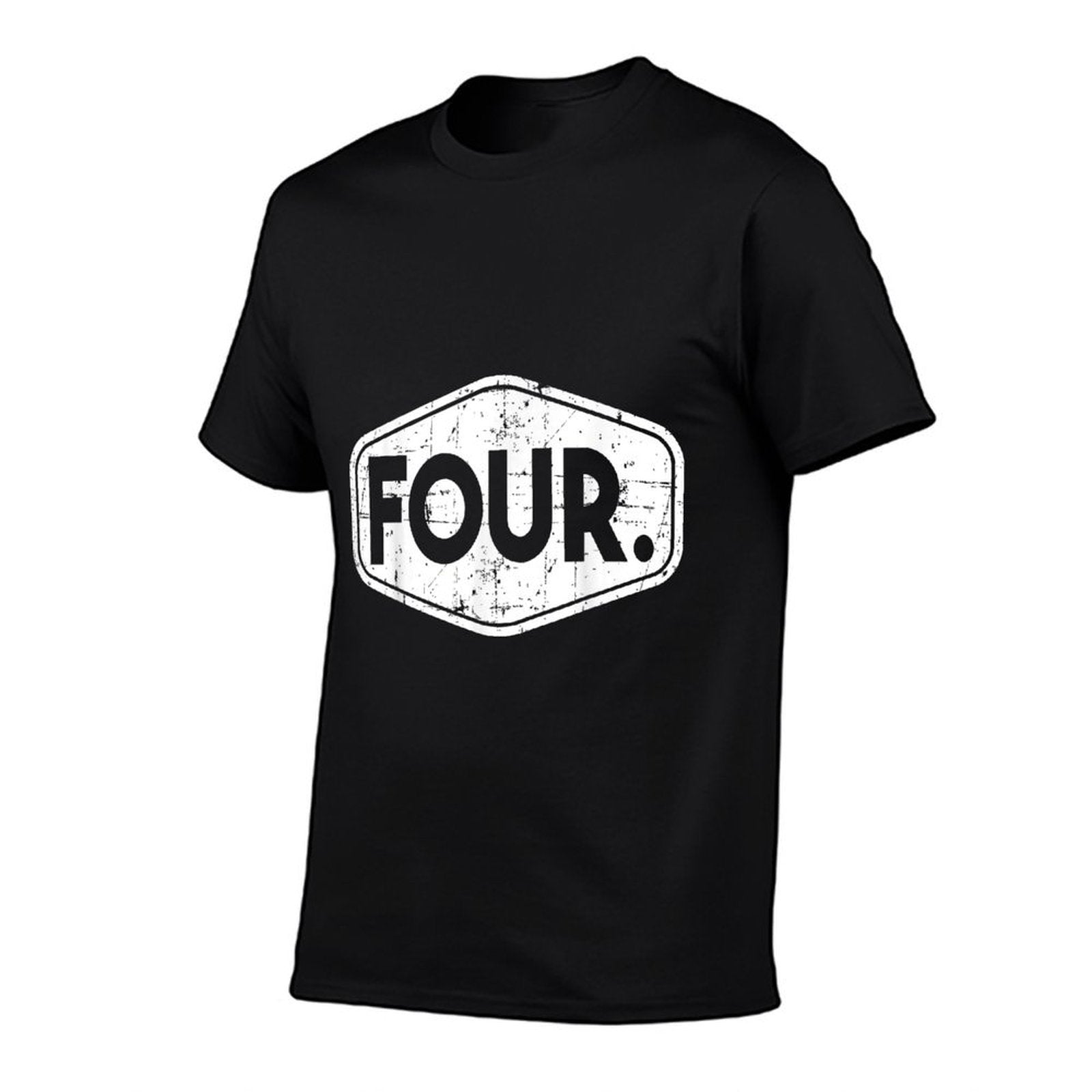 4th Birthday of Boy Or Girl, 4 Years Old, Four  Fade-proof Color T-Shirt