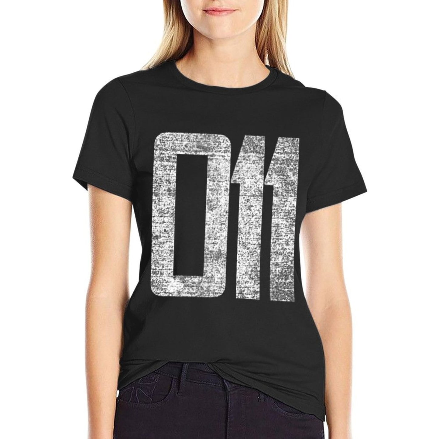 Stranger Distressed 011 Eleven Tagless Design T-Shirt