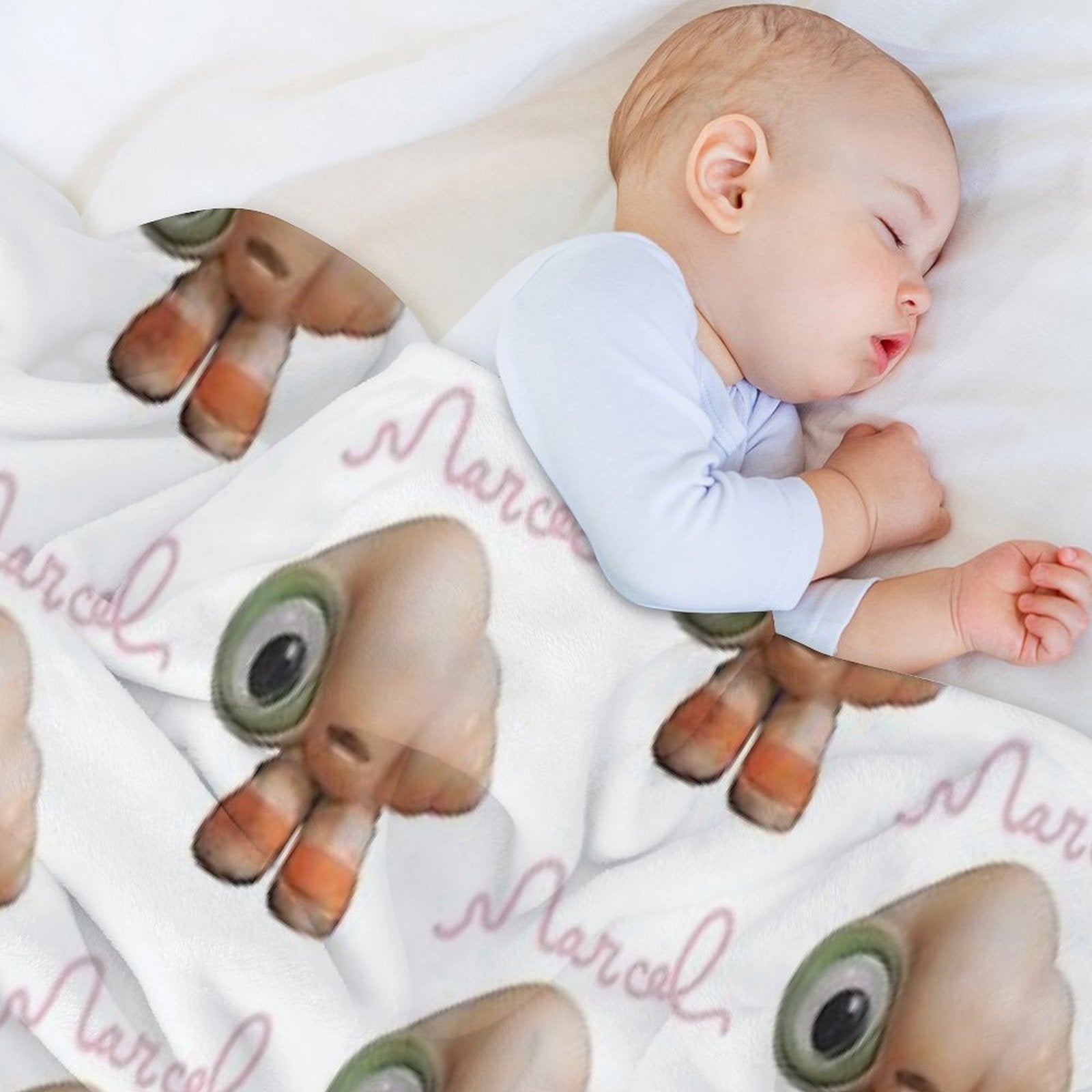 Marcel The Shell with Shoes On Live Action Anti-pilling Throw Blanket