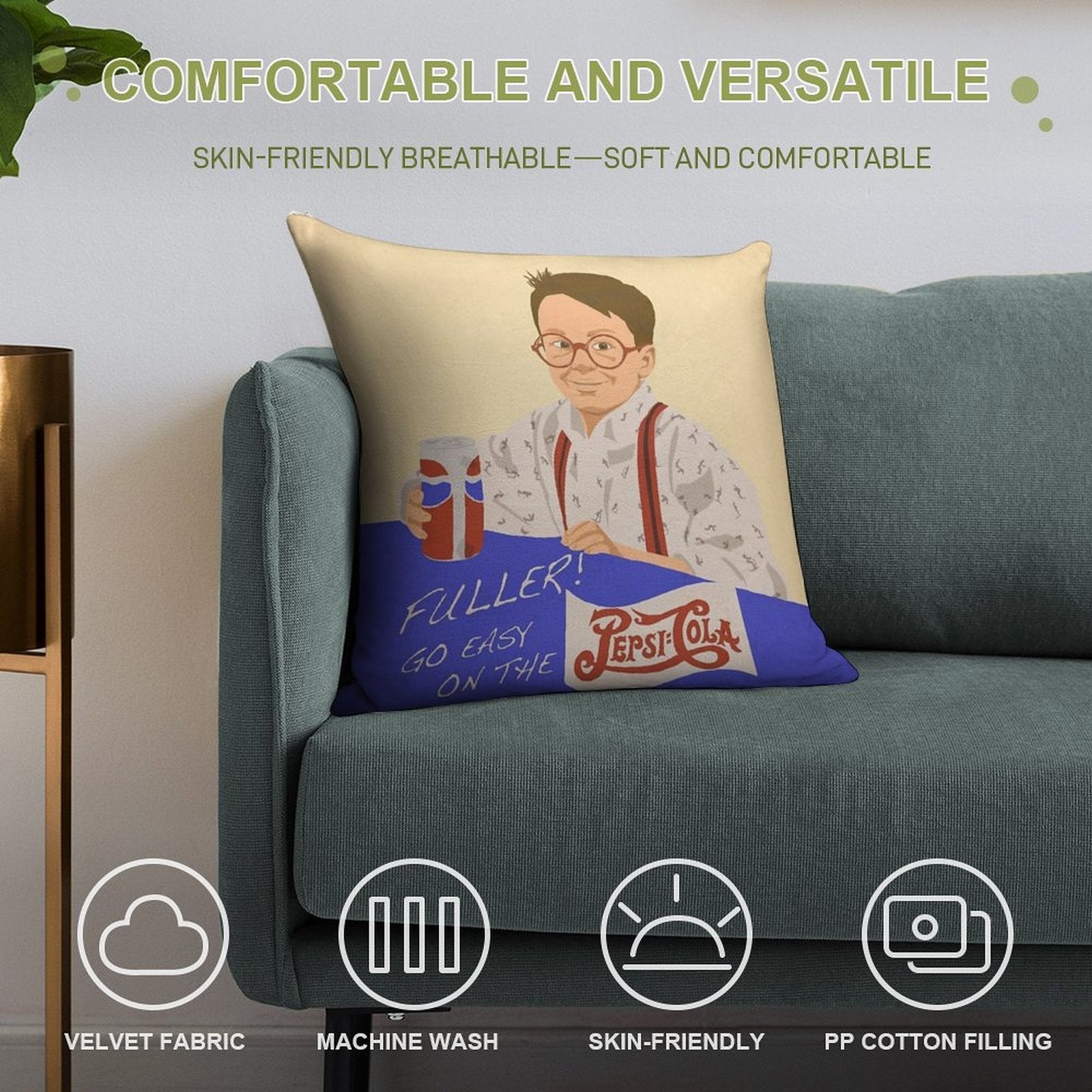 Home Alone Fuller Soft Multiple Sizes Throw Pillow