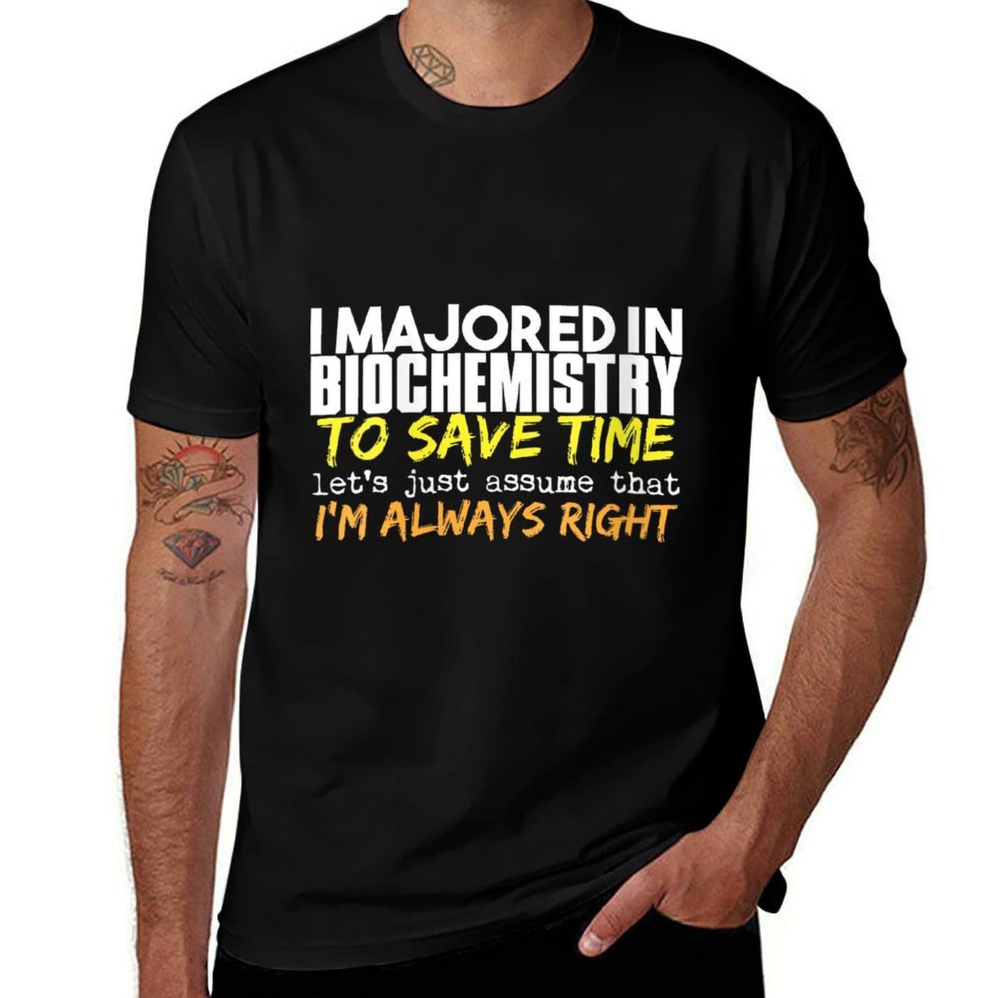Womens Biochemistry Major Gift for Back to School Gift Vintage-inspired T-Shirt