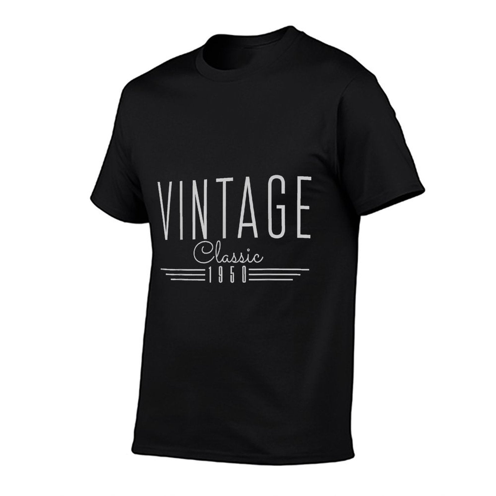 70th Birthday Gift Vintage 1950 Elegant Funny 70 Years Old  High-quality Stitching T-Shirt