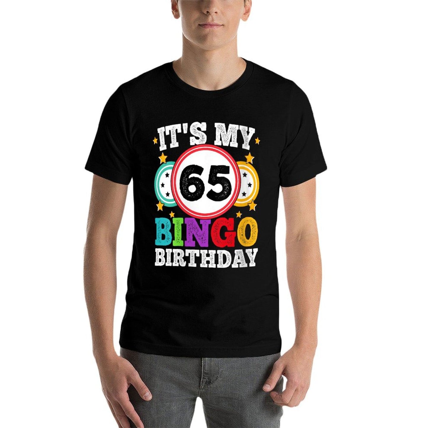 Womens Bingo 65th Birthday Its My 65 Bingo Birthday Men Women Funny Classic T-Shirt