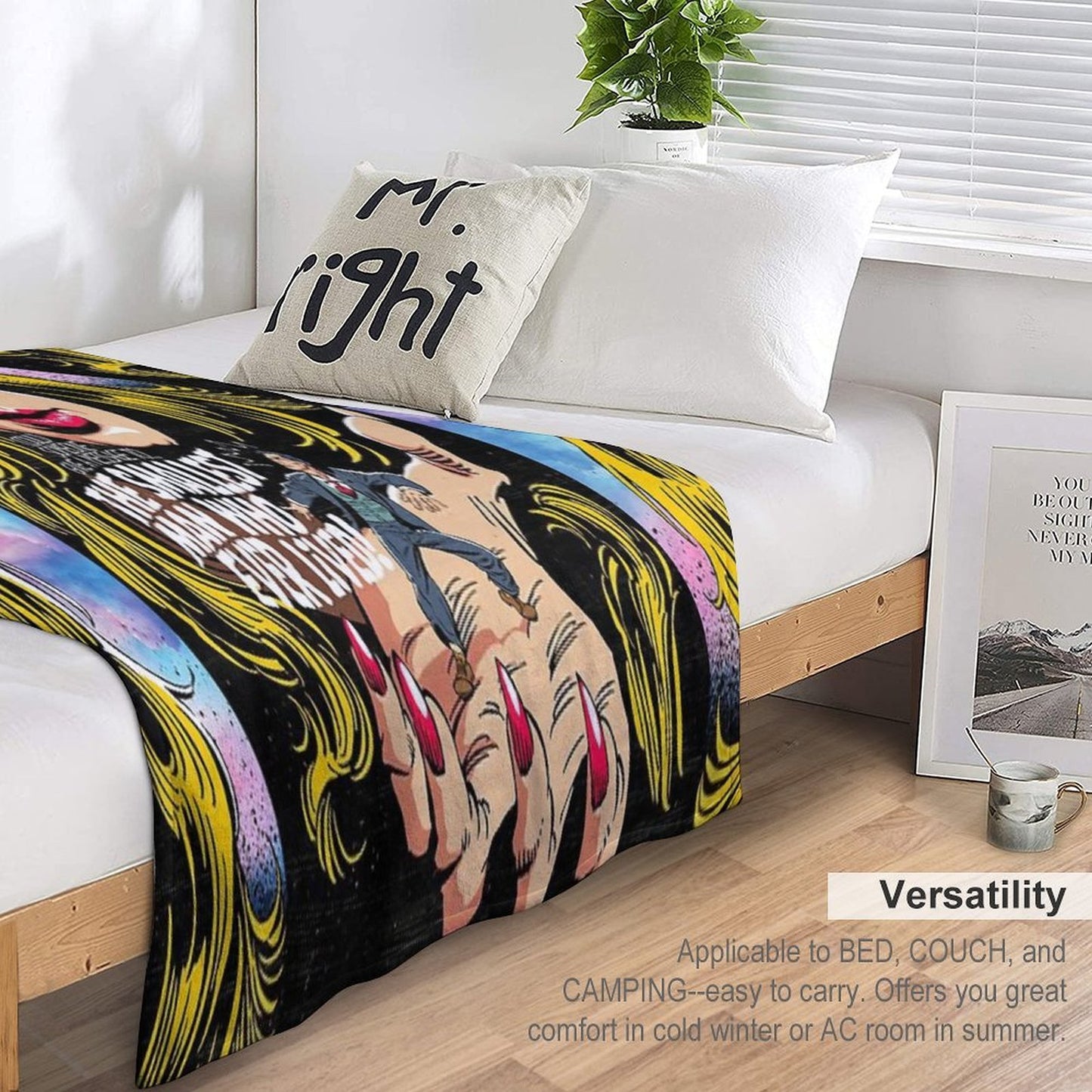 Smallest Man Compact Throw Blanket