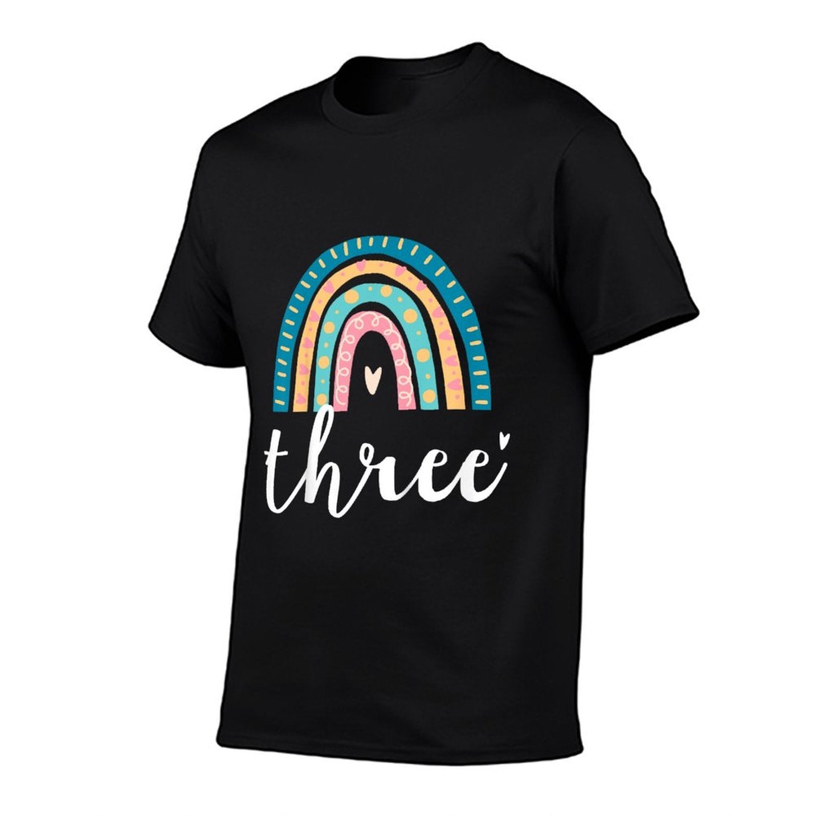 Kids Three Year Old Rainbow 3rd Birthday Gifts For Girls 3 Bday  Odor-resistant T-Shirt