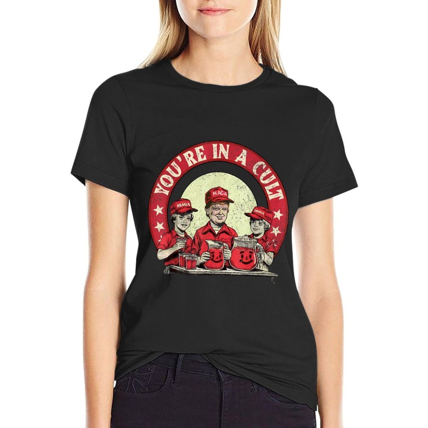 You're In A Cult Funny Men Women Trendy Pattern T-Shirt