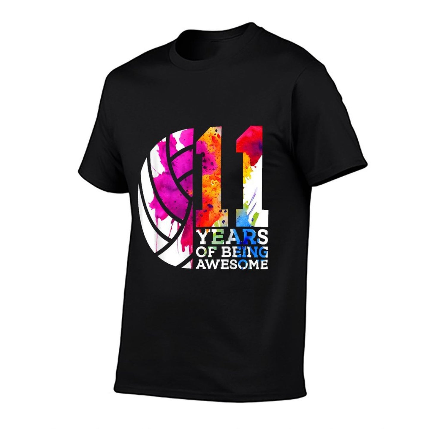 11 YEARS OF BEING AWESOME VOLLEYBALL 11TH BIRTHDAY Affordable Price T-Shirt