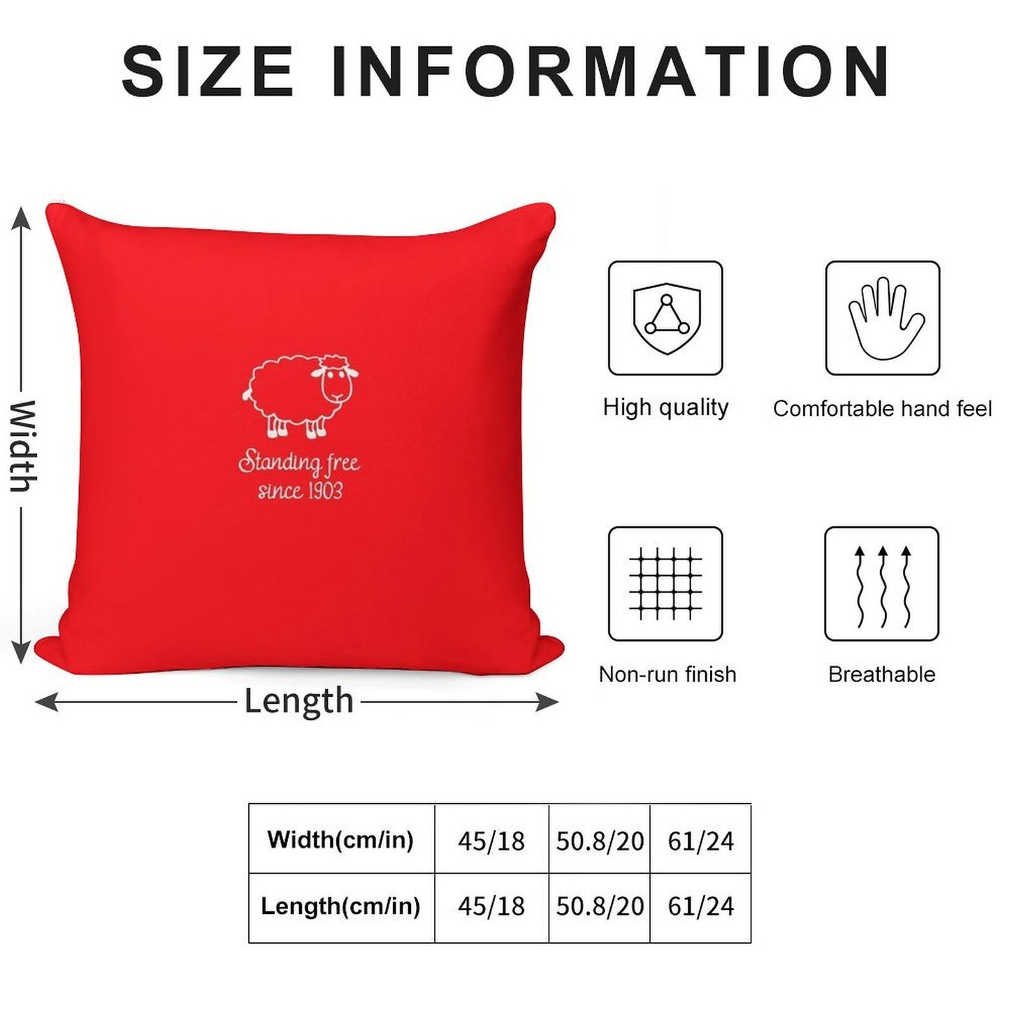 Aberdeen FC Standing Free Soft Skin-Friendly Throw Pillow