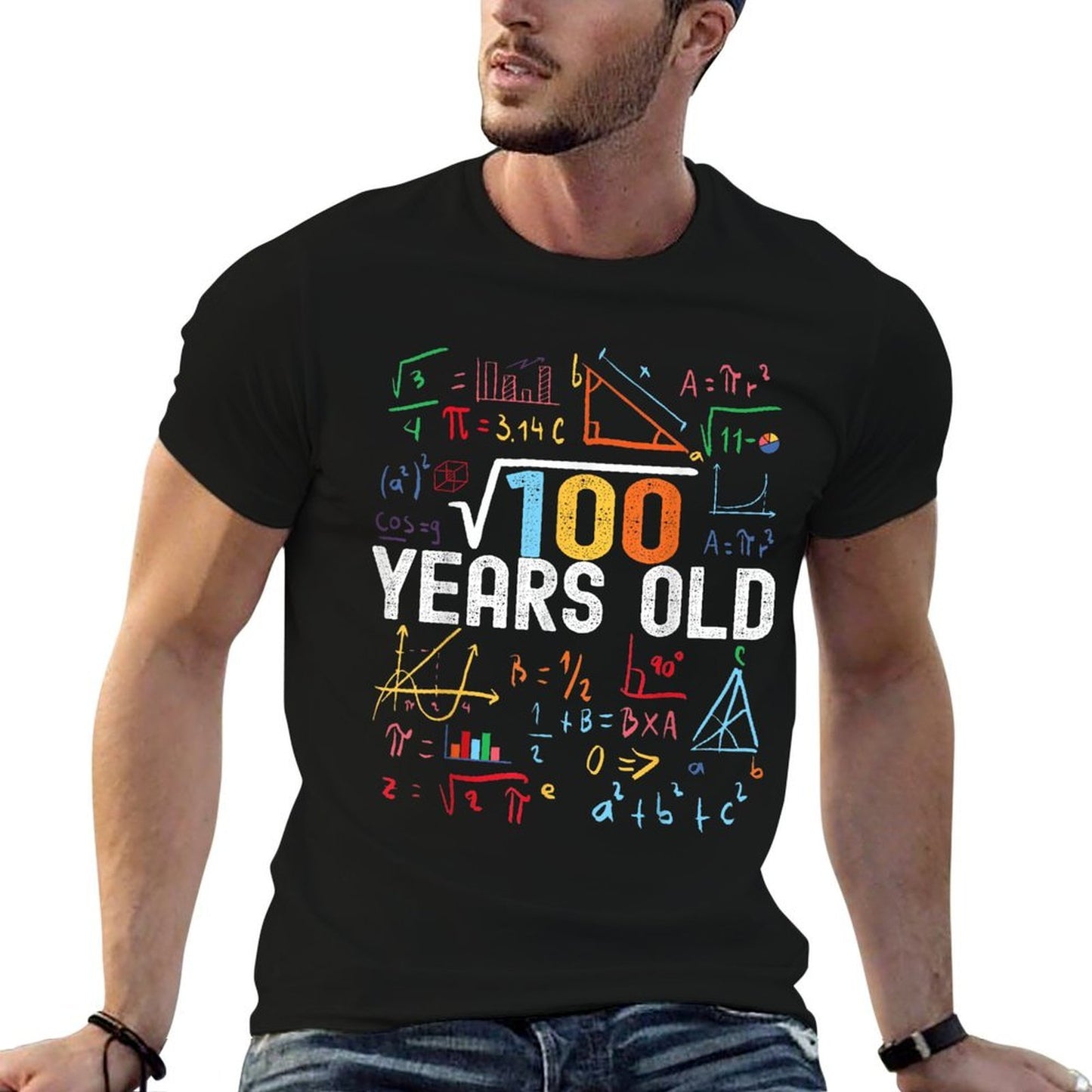 Square Root Of 100 10th Birthday 10 Years Old Birthday Relaxed-fit T-Shirt