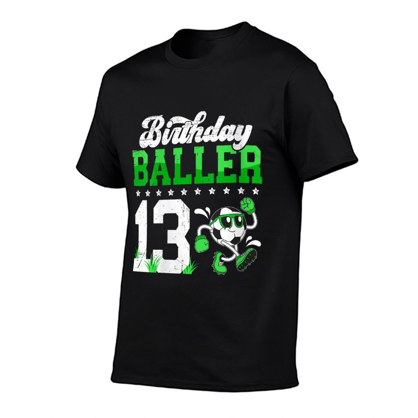 Womens 13th Soccer Birthday Party Thirteen Year Old Soccer Player Graphic-printed T-Shirt
