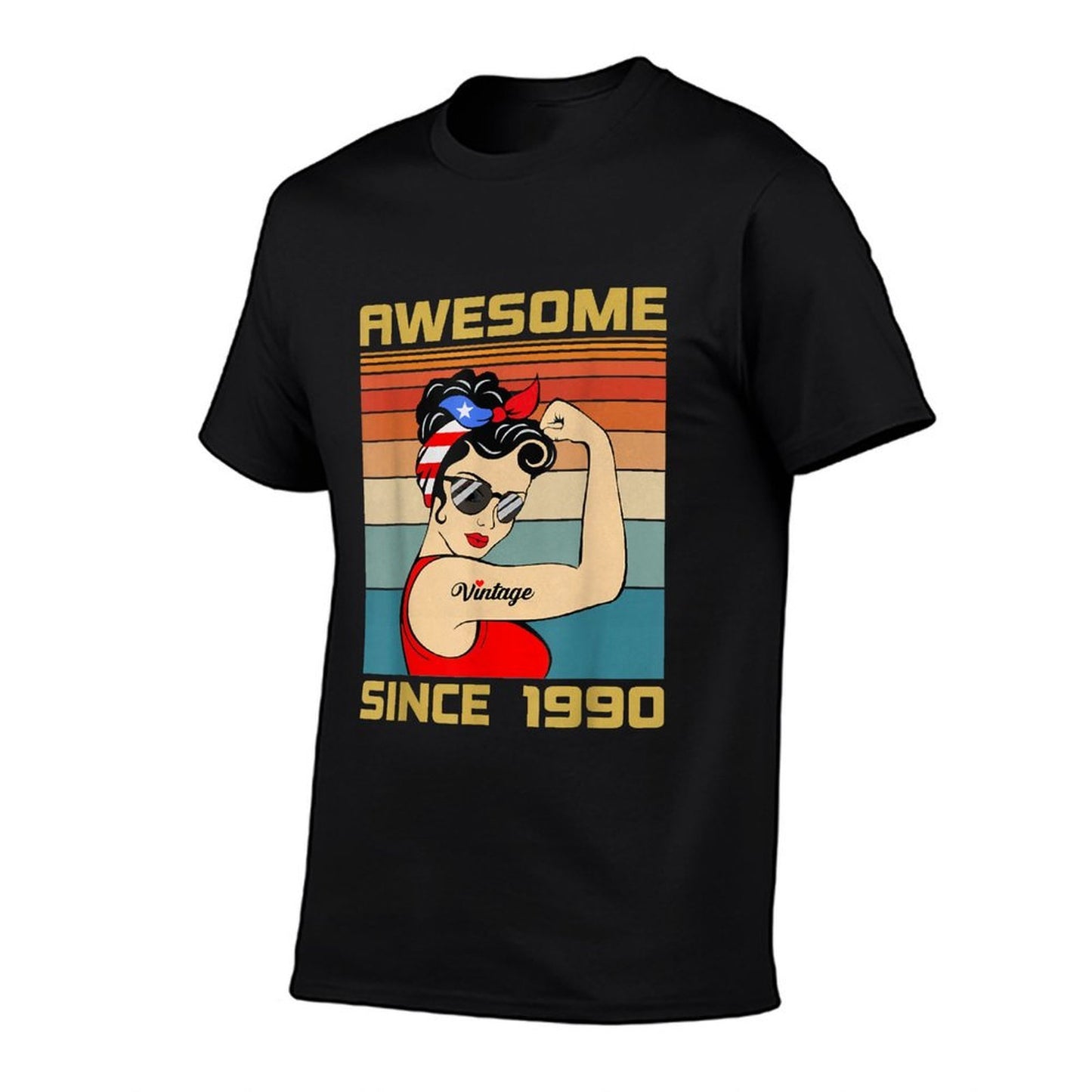 35th Birthday Gift 35 Years Old For Women Retro Vintage 1990  Breathable T-Shirt