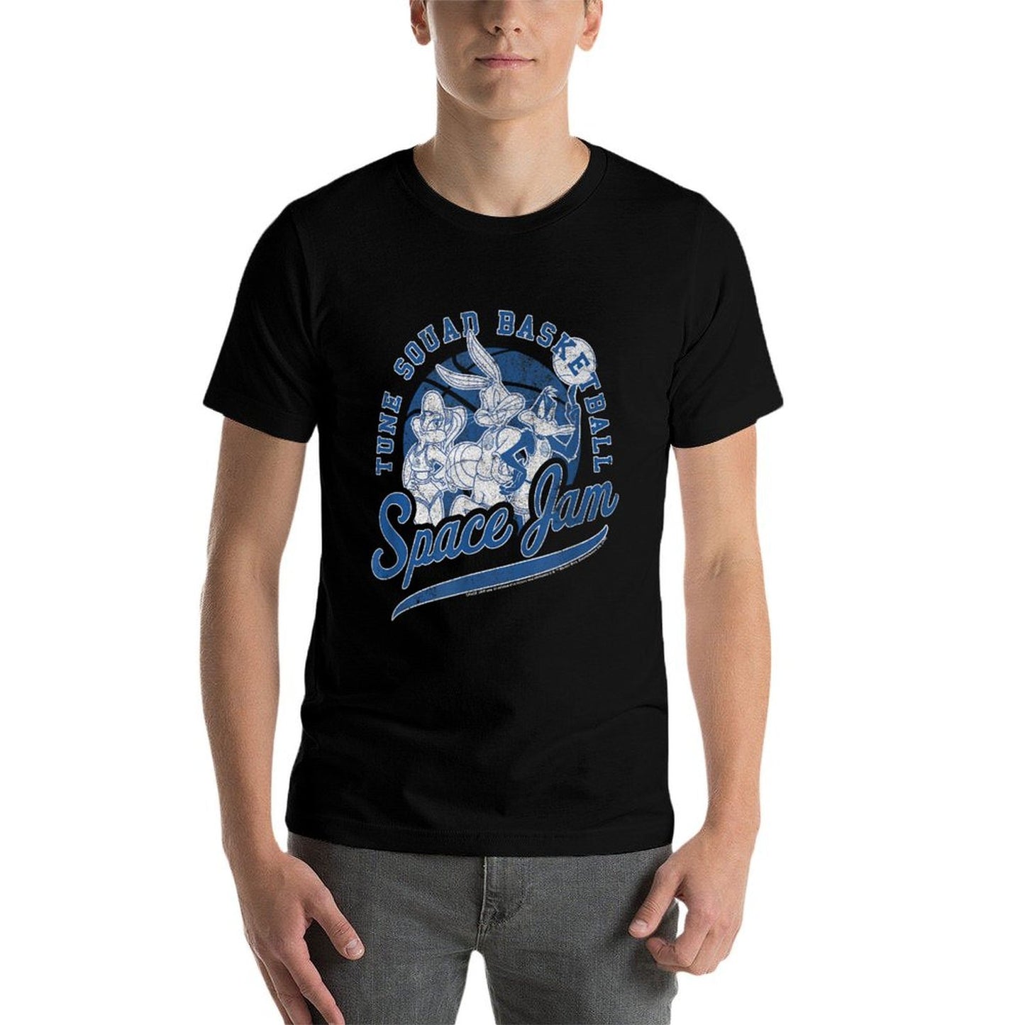 Space Jam Classic Tune Squad Basketball Collegiate Versatile T-Shirt