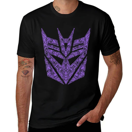 Transformers Decepticons Purple Icon Filled Logo  Odor-resistant T-Shirt
