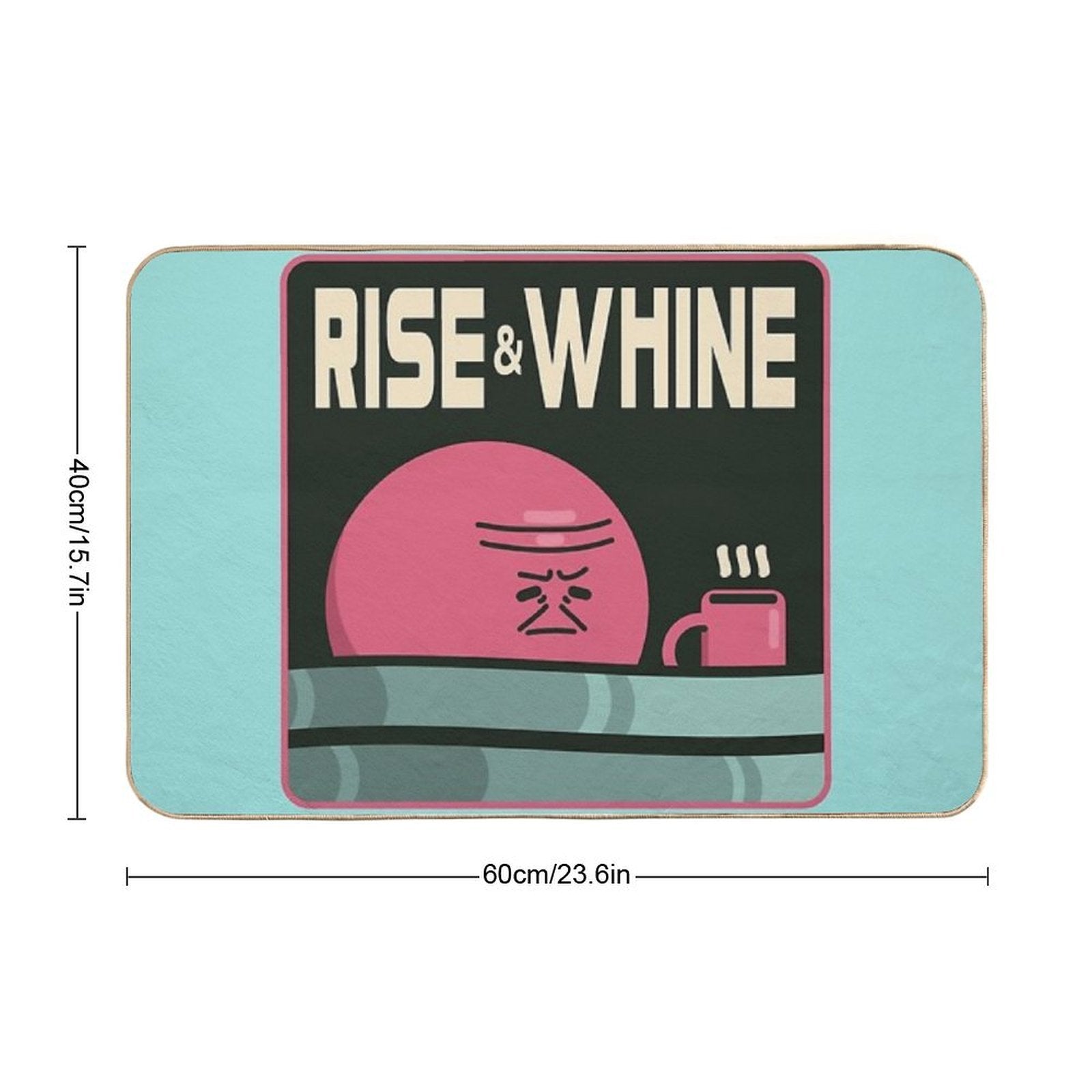 Rise & Whine  Repositionable Bath Mat