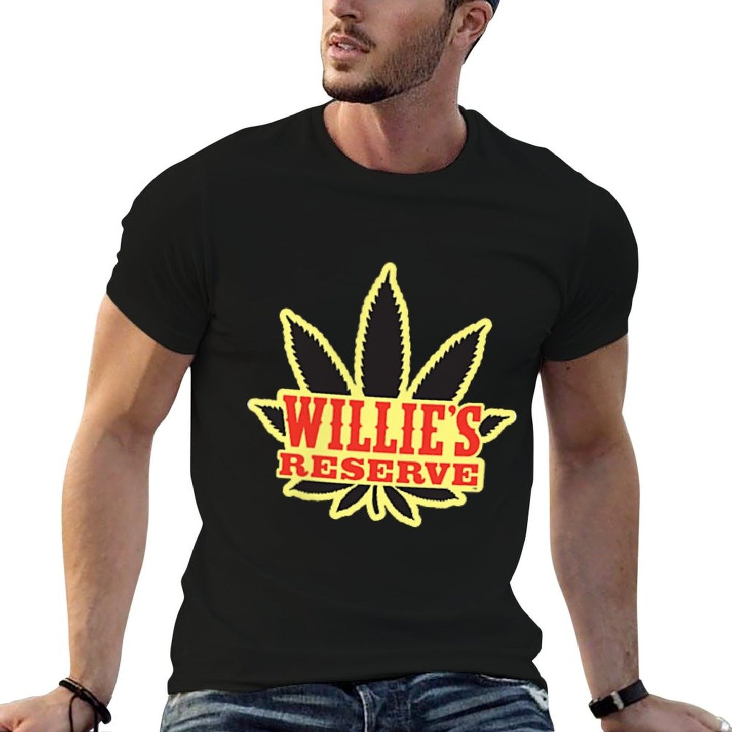 Willies Reserve - Leaf Oversized Silhouette T-Shirt