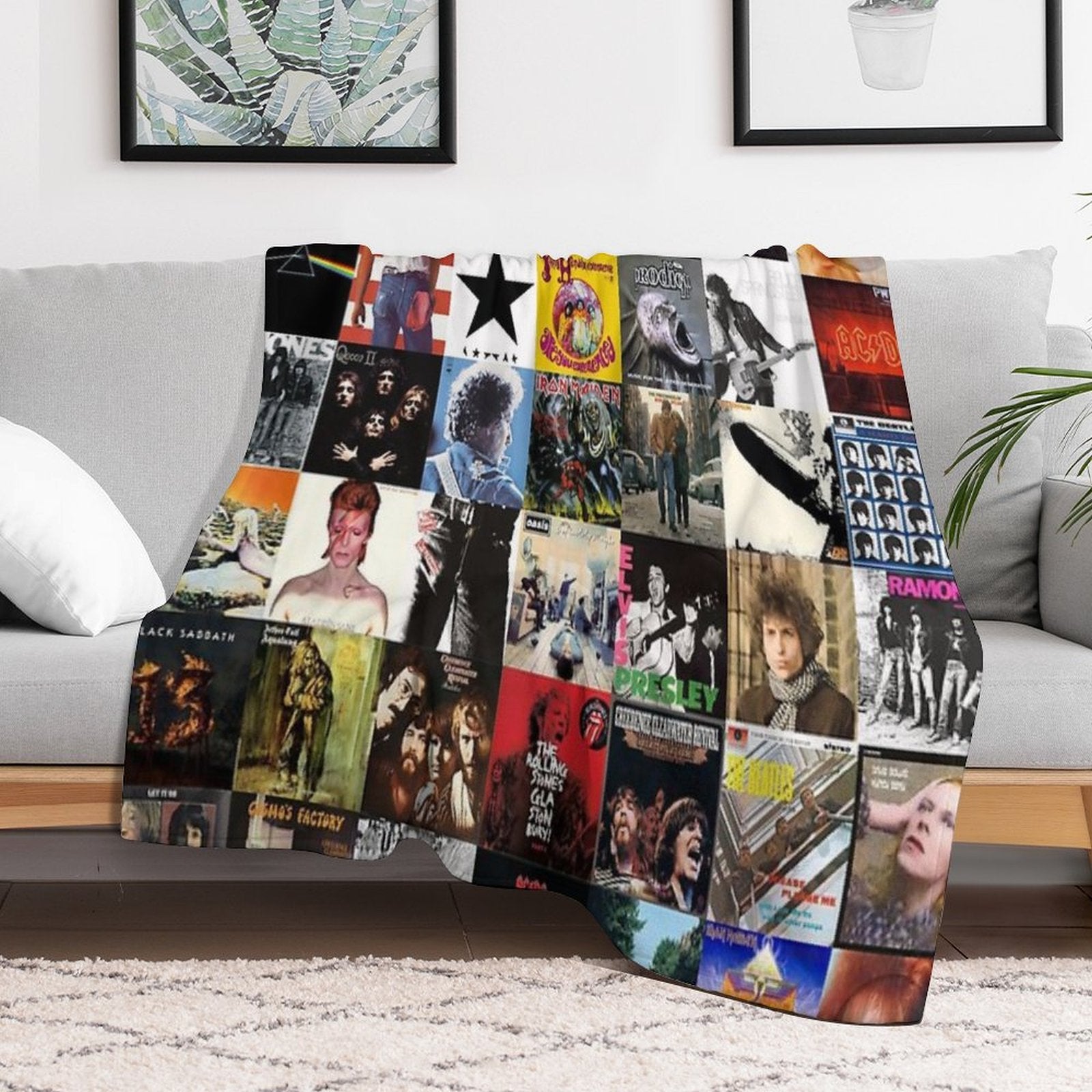 Vynil Lightweight Throw Blanket