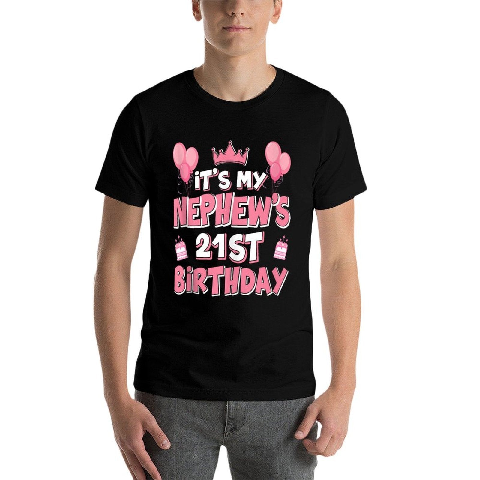 Balloons It's My Nephew's 21st Birthday 2004 21 Years Old  Moisture-wicking T-Shirt
