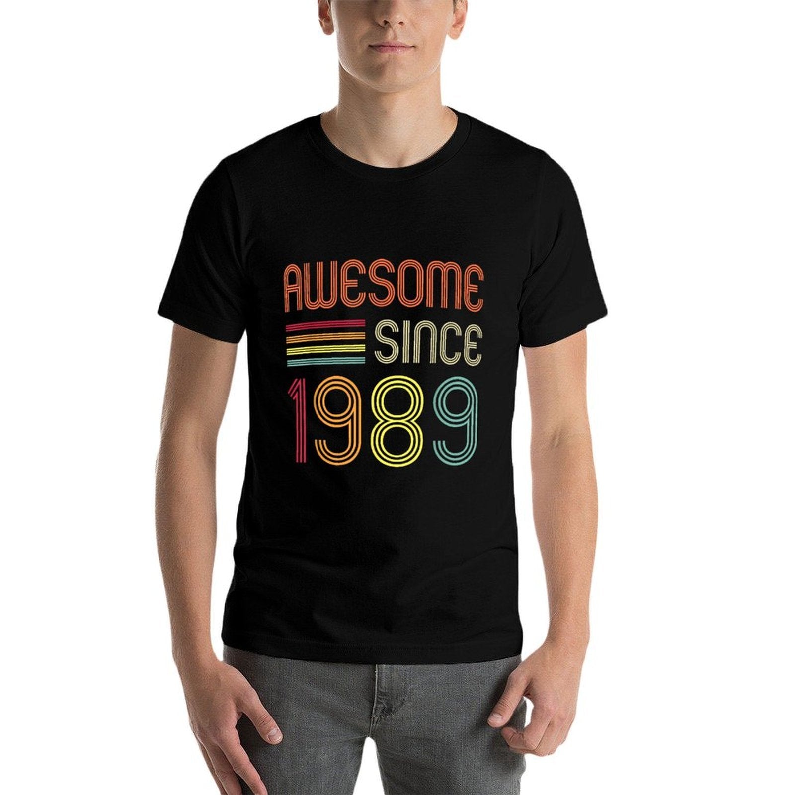 Awesome Since 1989 35th Birthday Retro  Breathable T-Shirt