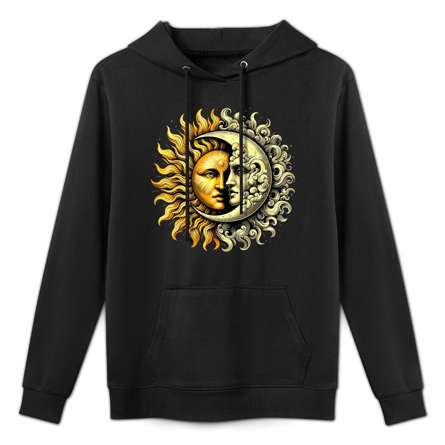 Sun And Moon Yin Yang Shape Retention Hoodie