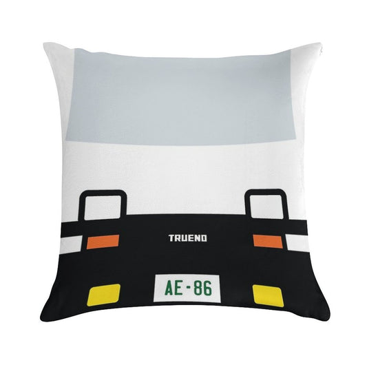 Toyota Trueno AE86 Minimal Front Soft Luxury Feel Throw Pillow