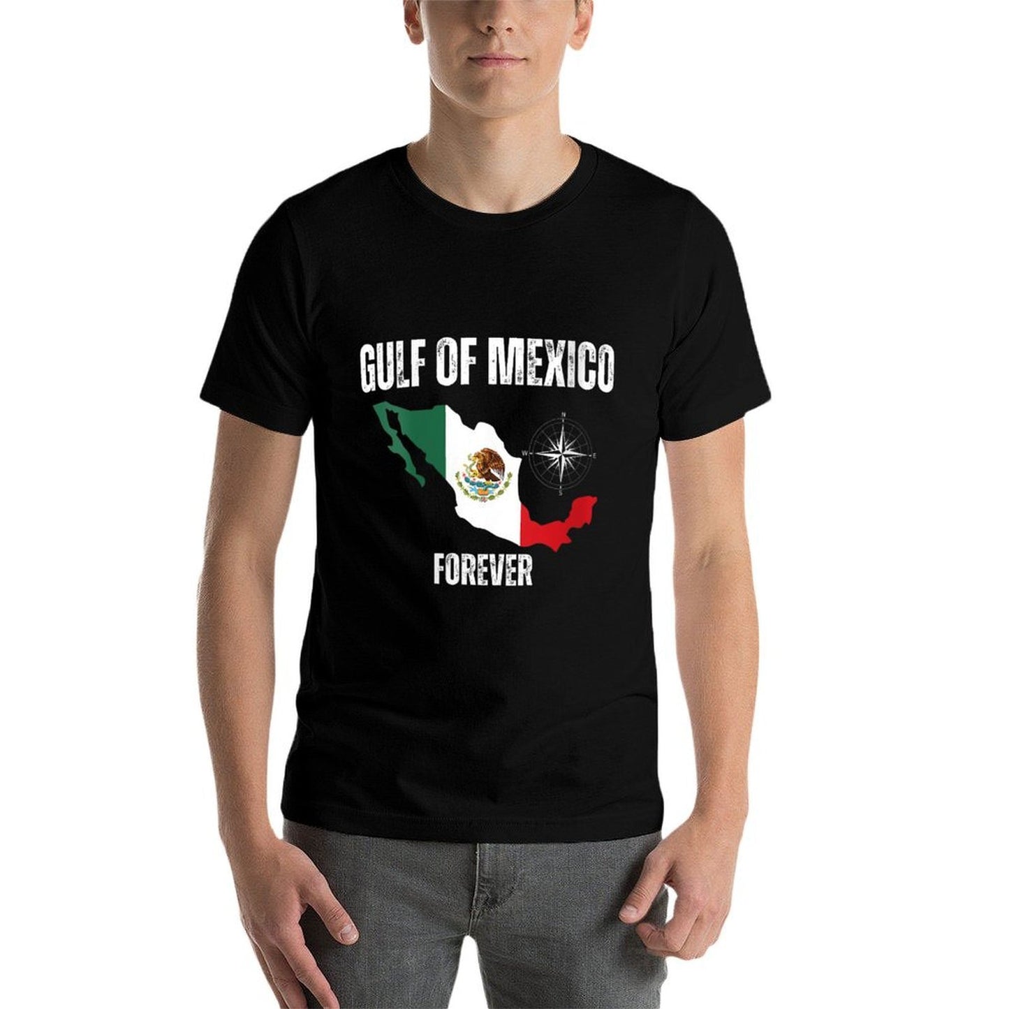 Womens Trump America Gulf of Mexico President Trump Gulf of USA High-quality Stitching T-Shirt