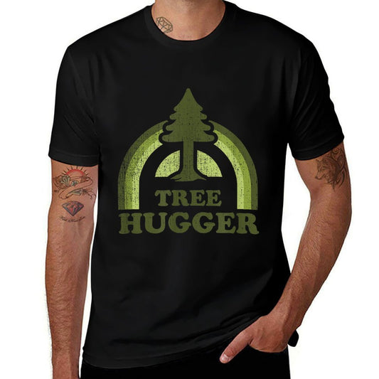 Tree Hugger Retro Vintage Environmental Nature Lover  Moisture-wicking T-Shirt