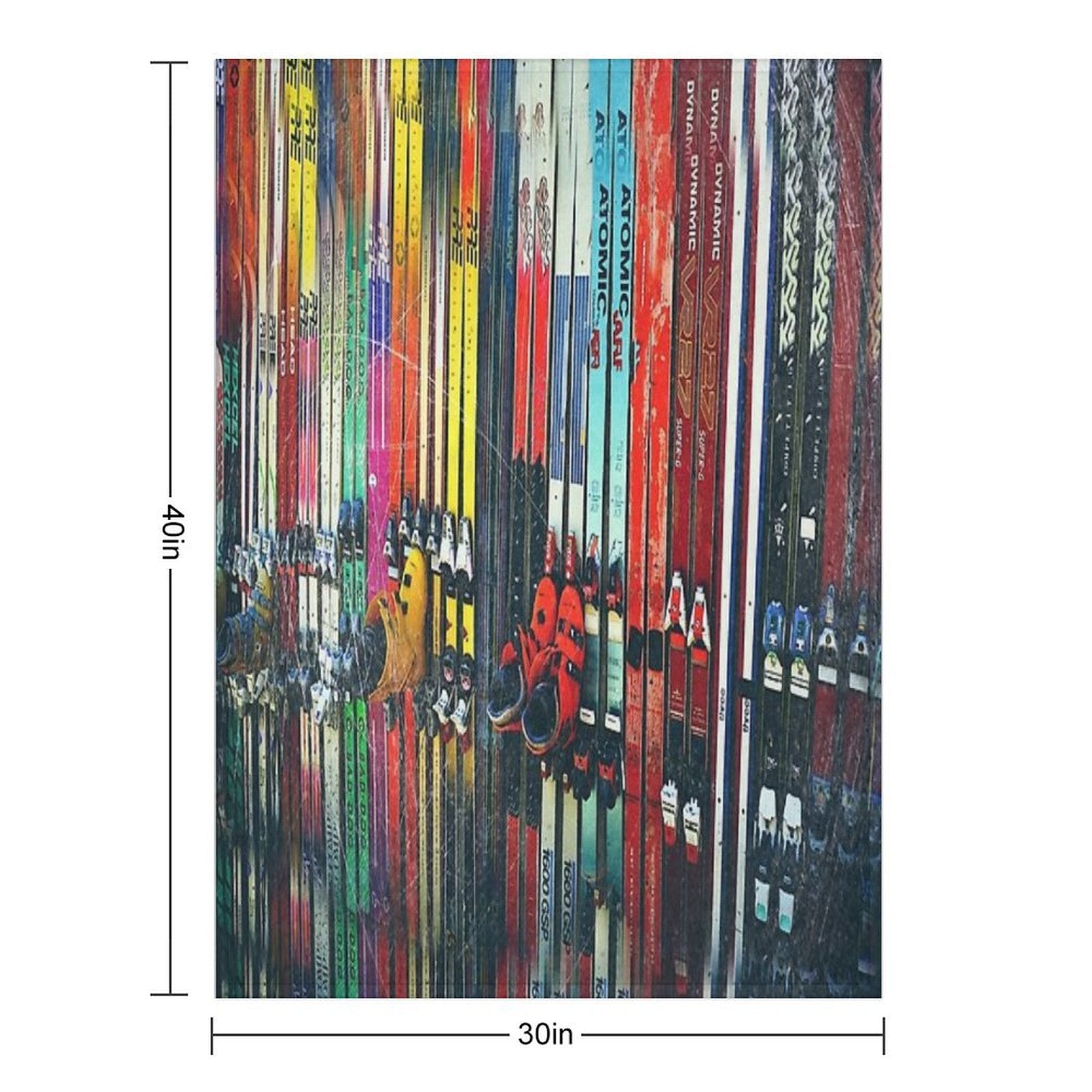 Ski Sun Valley Premium Throw Blanket