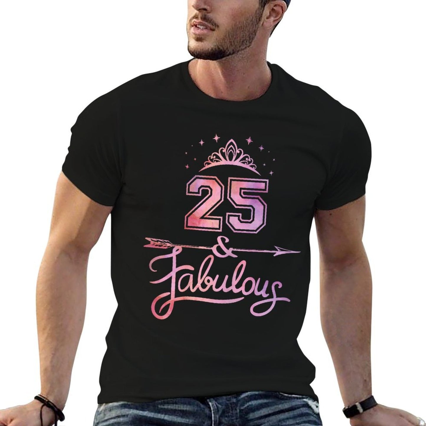Women 25 Years Old And Fabulous Happy 25th Birthday Relaxed-fit T-Shirt