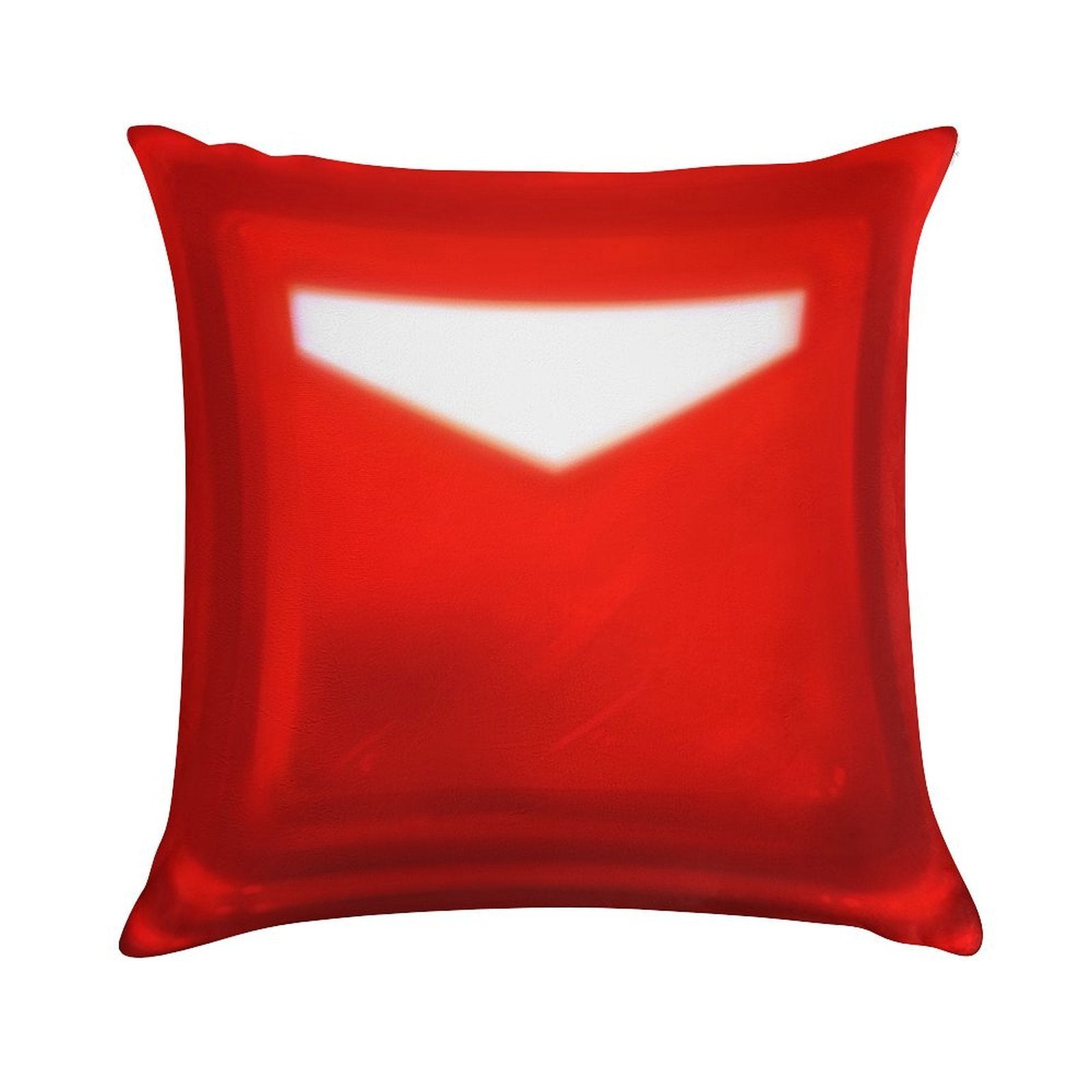 Beat Saber - Crimson Red Cube Block Soft Style Accent Throw Pillow