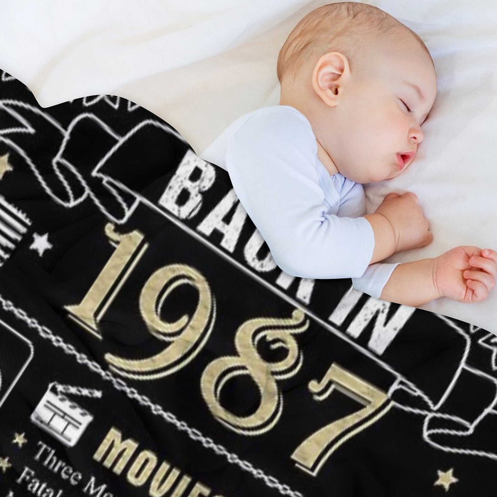 Birthday Anniversary 1987 History Back in 1987 Comfort Throw Blanket