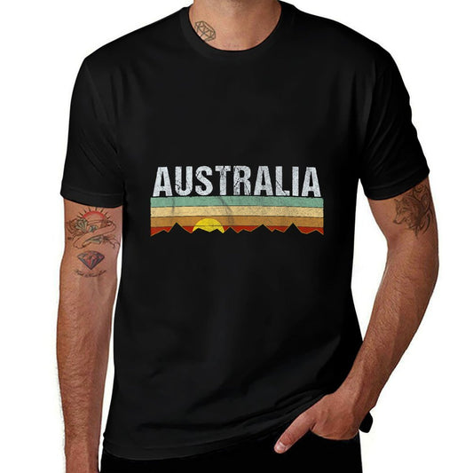 Vintage Australia Retro  Trendy Pattern T-Shirt