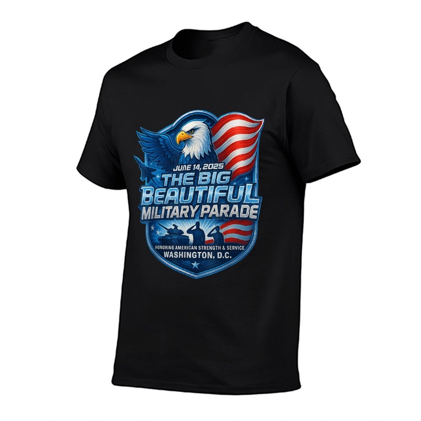 The Big Beautiful Military Parade DC June 14th 2025 Eco-friendly Material T-Shirt