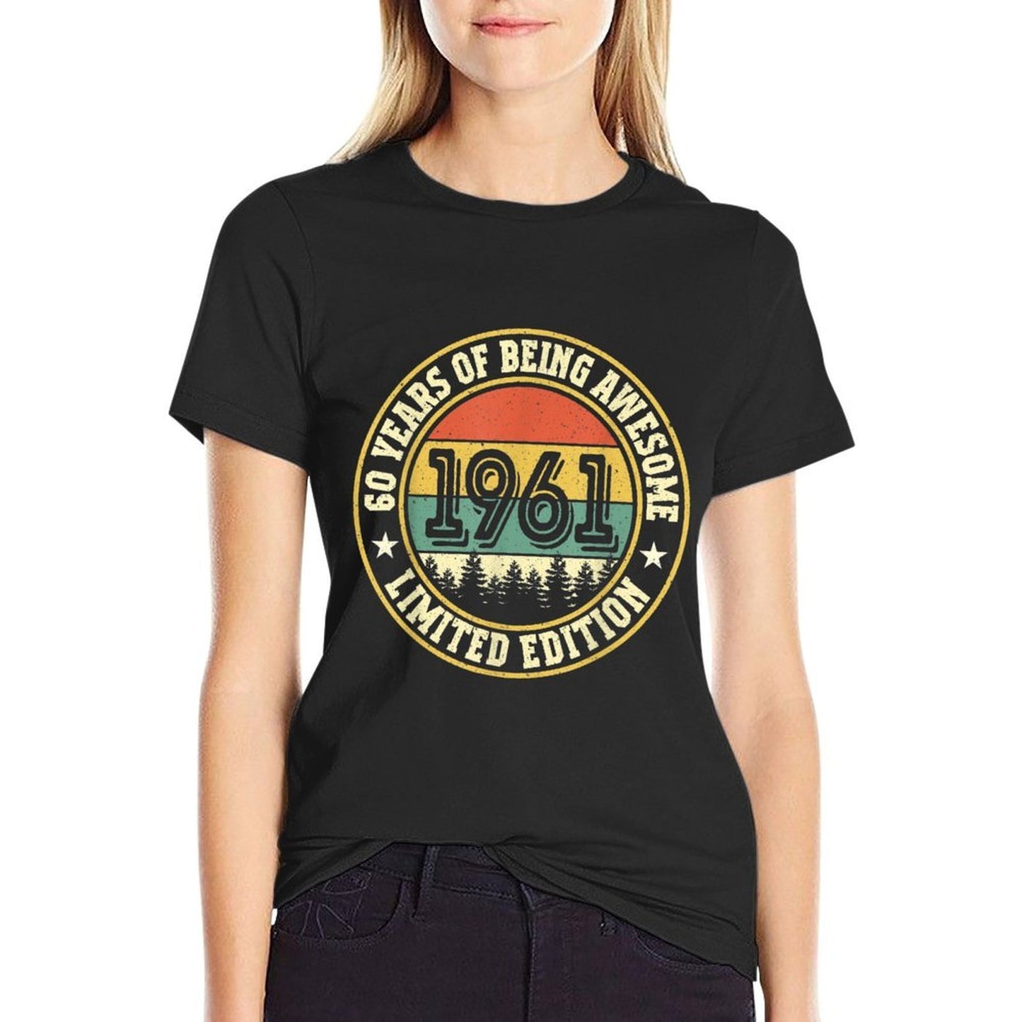 Sixty Years of Being Awesome 60 Years Old 60th Birthday  Quick-drying T-Shirt