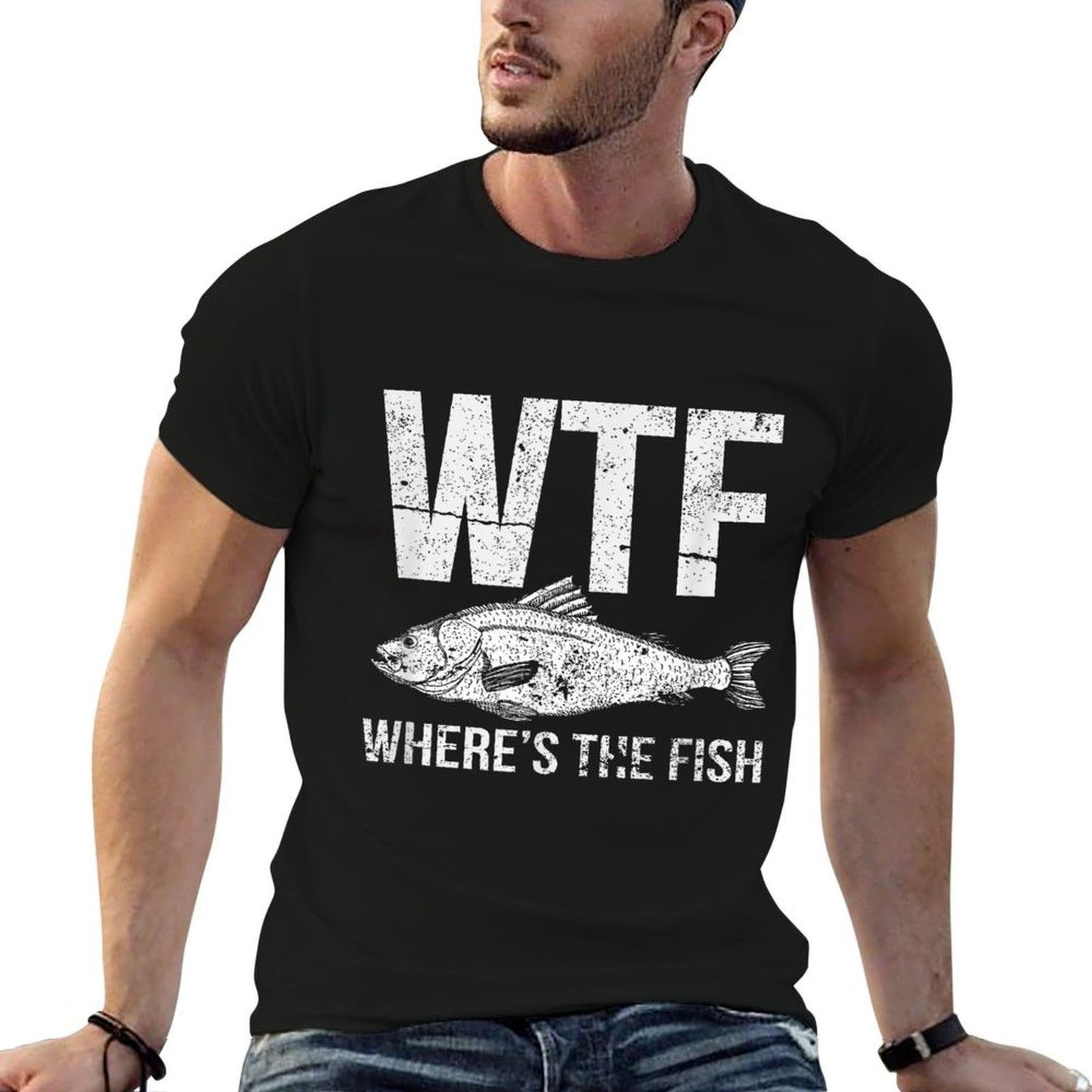 WTF Wheres The Fish Eco-friendly Material T-Shirt