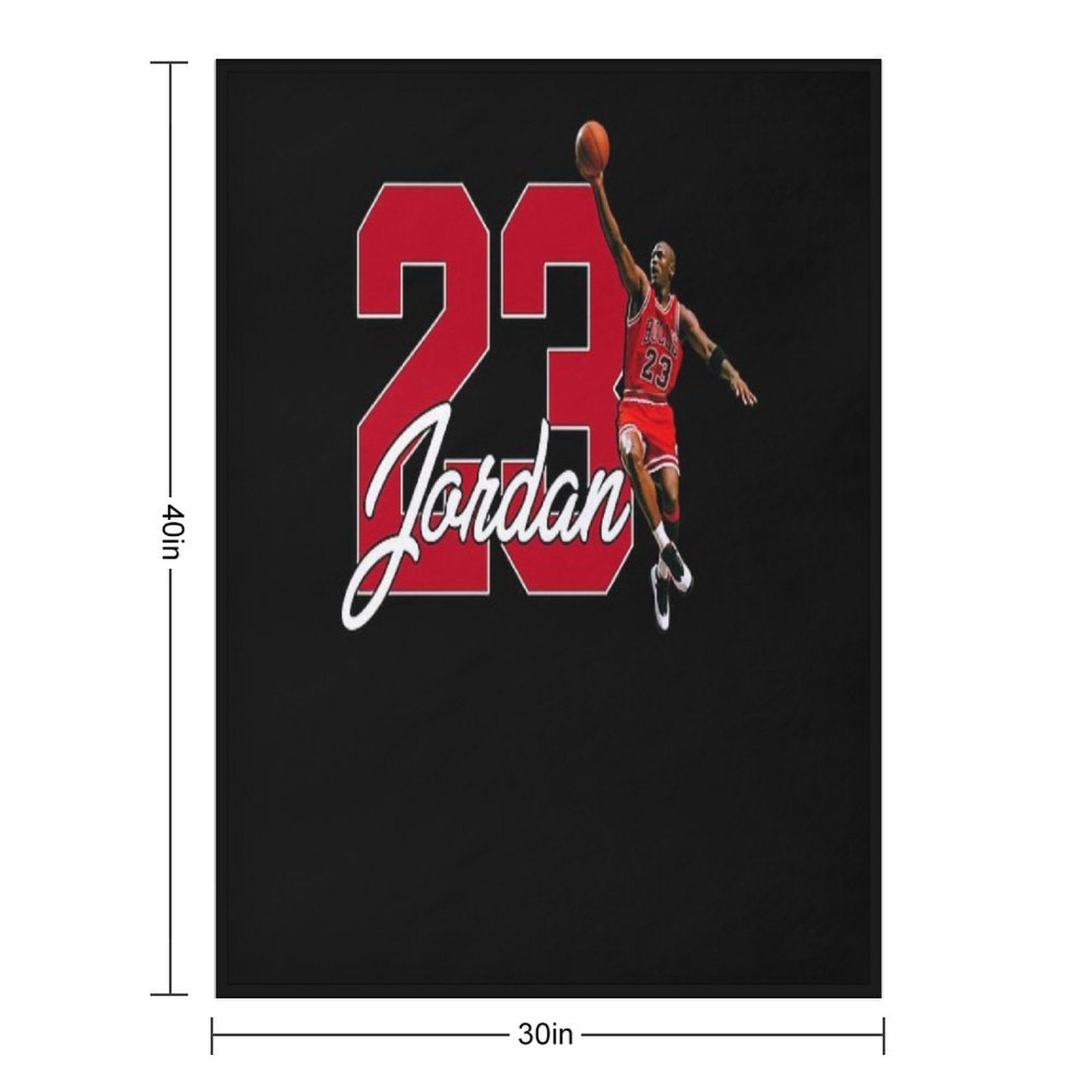 Air Jordan 23 Active Versatility Throw Blanket