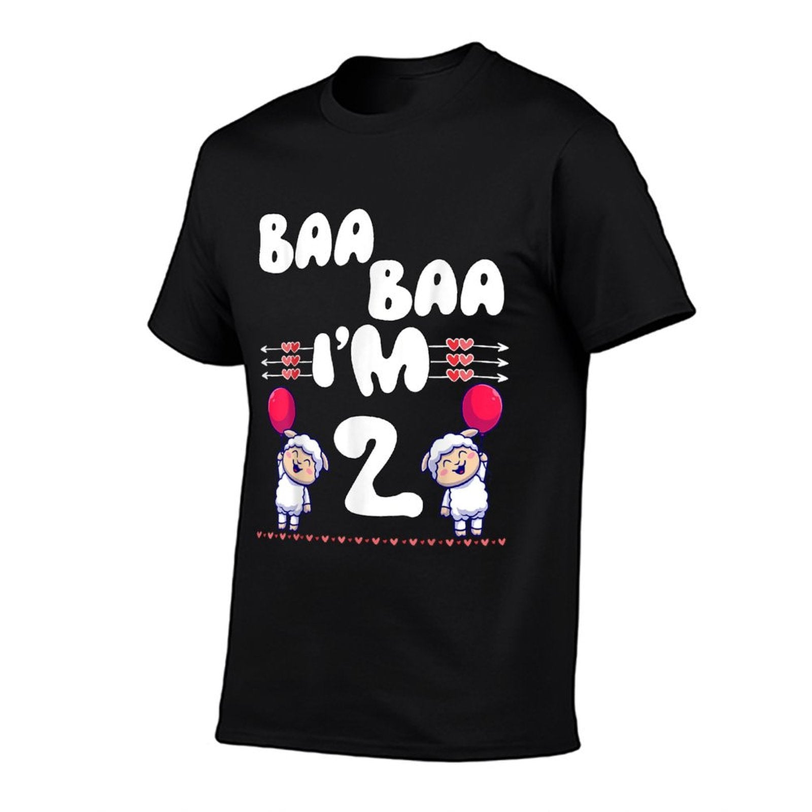 Baa Baa I'm 2 Farm Sheep Theme Party Two Year Birthday  Stretchy T-Shirt