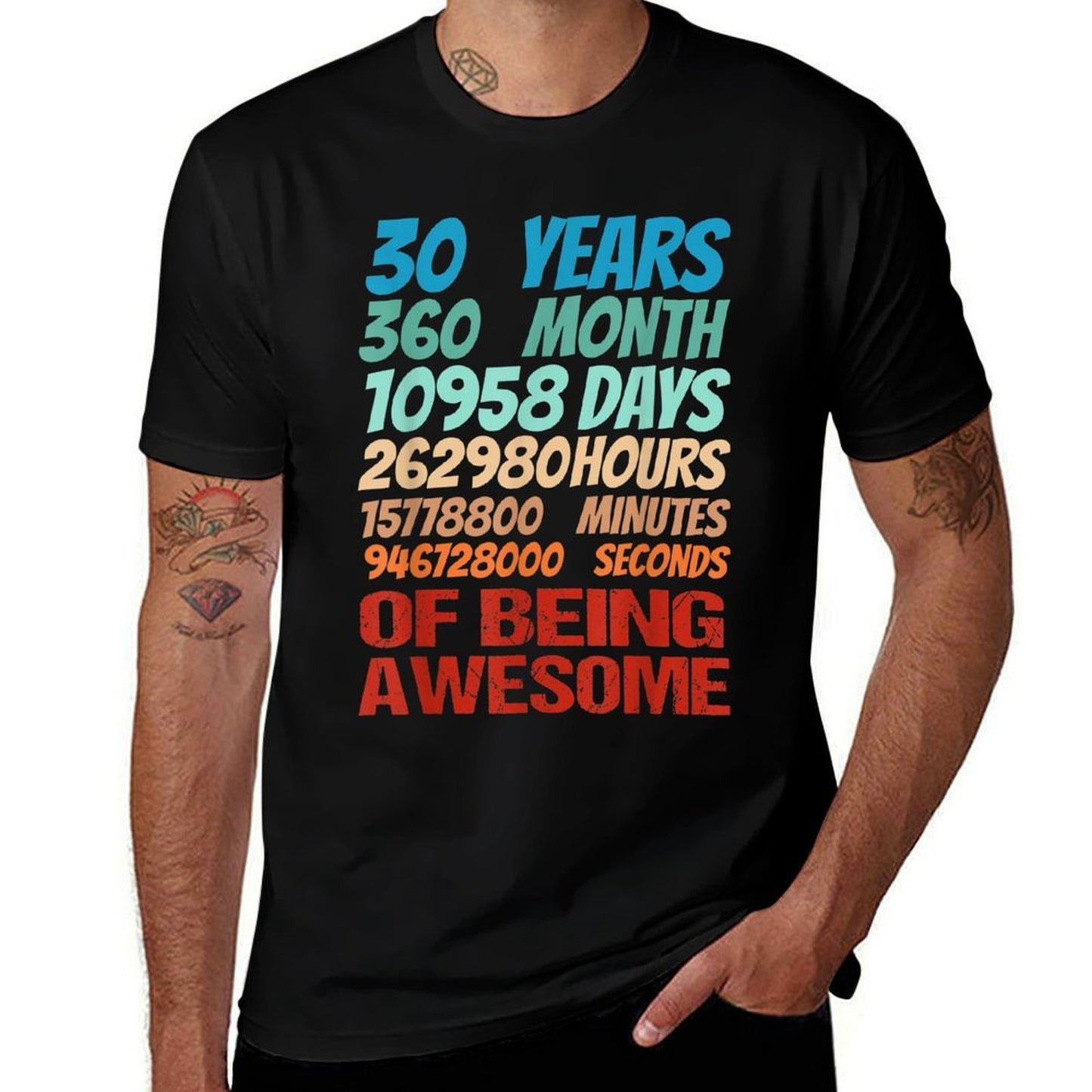 30 Years Old 30th Birthday Women Men 30th Birthday  Lightweight T-Shirt