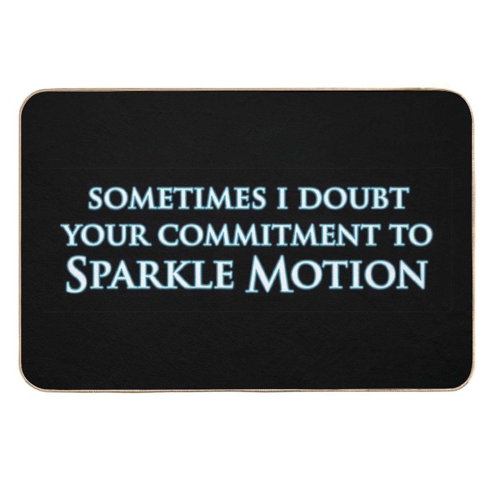 Sparkle Motion  Versatile Bath Mat