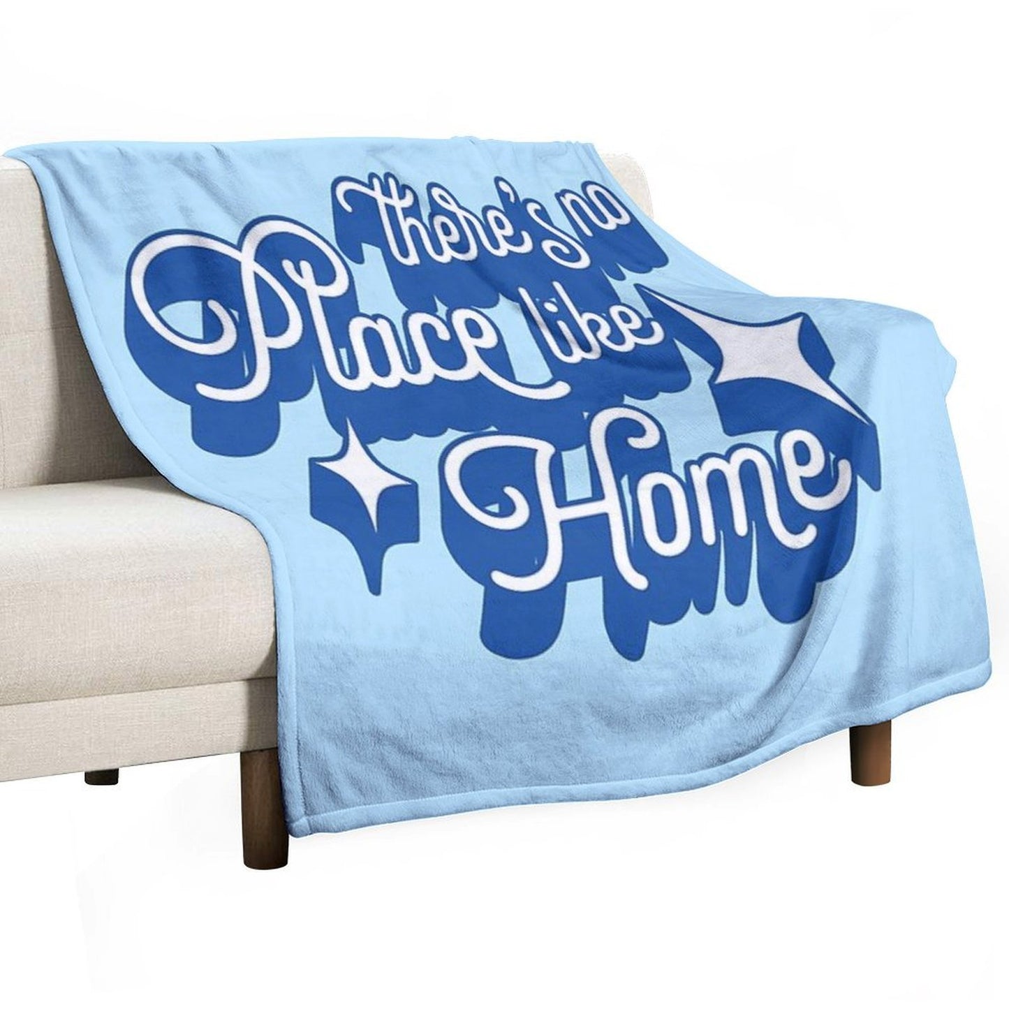 There's No Place Like Home Easy Care Throw Blanket