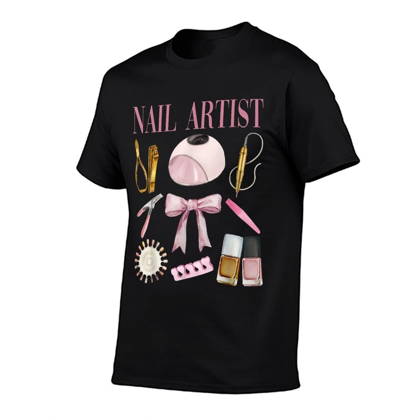 Vintage Coquette Bow Aesthetic Nail Tech Nail Technician  Affordable Price T-Shirt