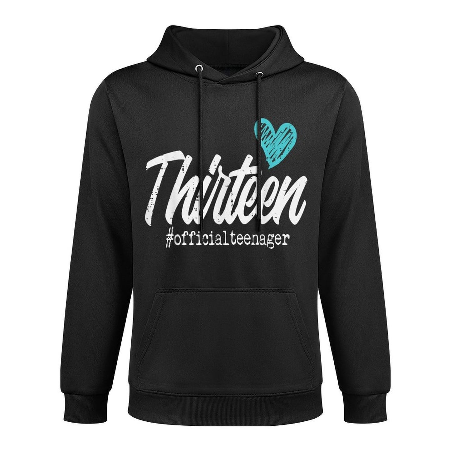 Thirteen Officialnager Cute 13th Birthday Gift Girln Colorfast Hoodie