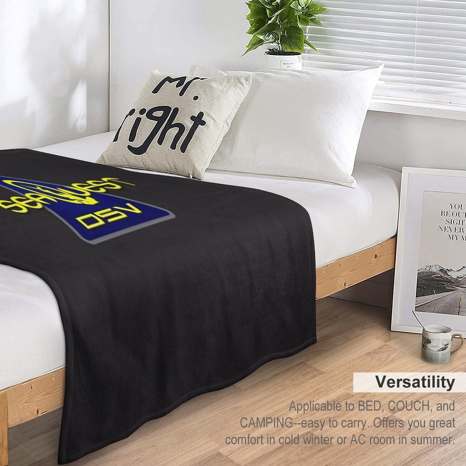 SeaQuest DSV Logo Comfort Throw Blanket