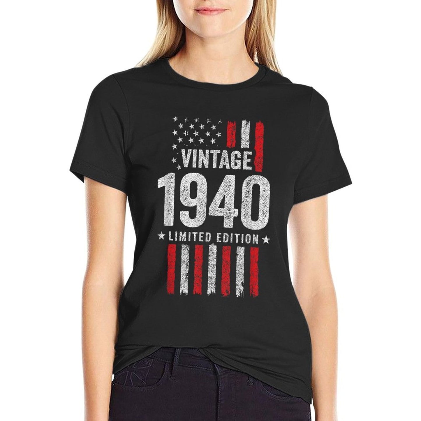 1940 Birthday - Born in 1940 - Limited Edition Vintage 1940 Tagless Design T-Shirt