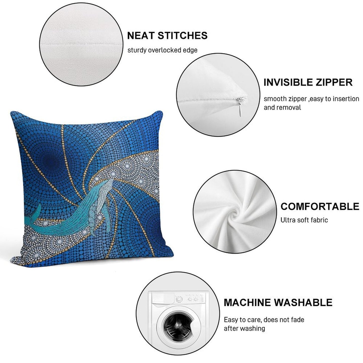 CRUSADER Soft Style Accent Throw Pillow